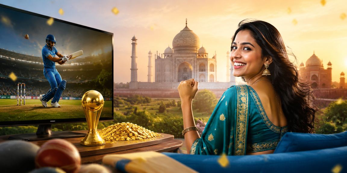 Live casino dealer interacting with players in India